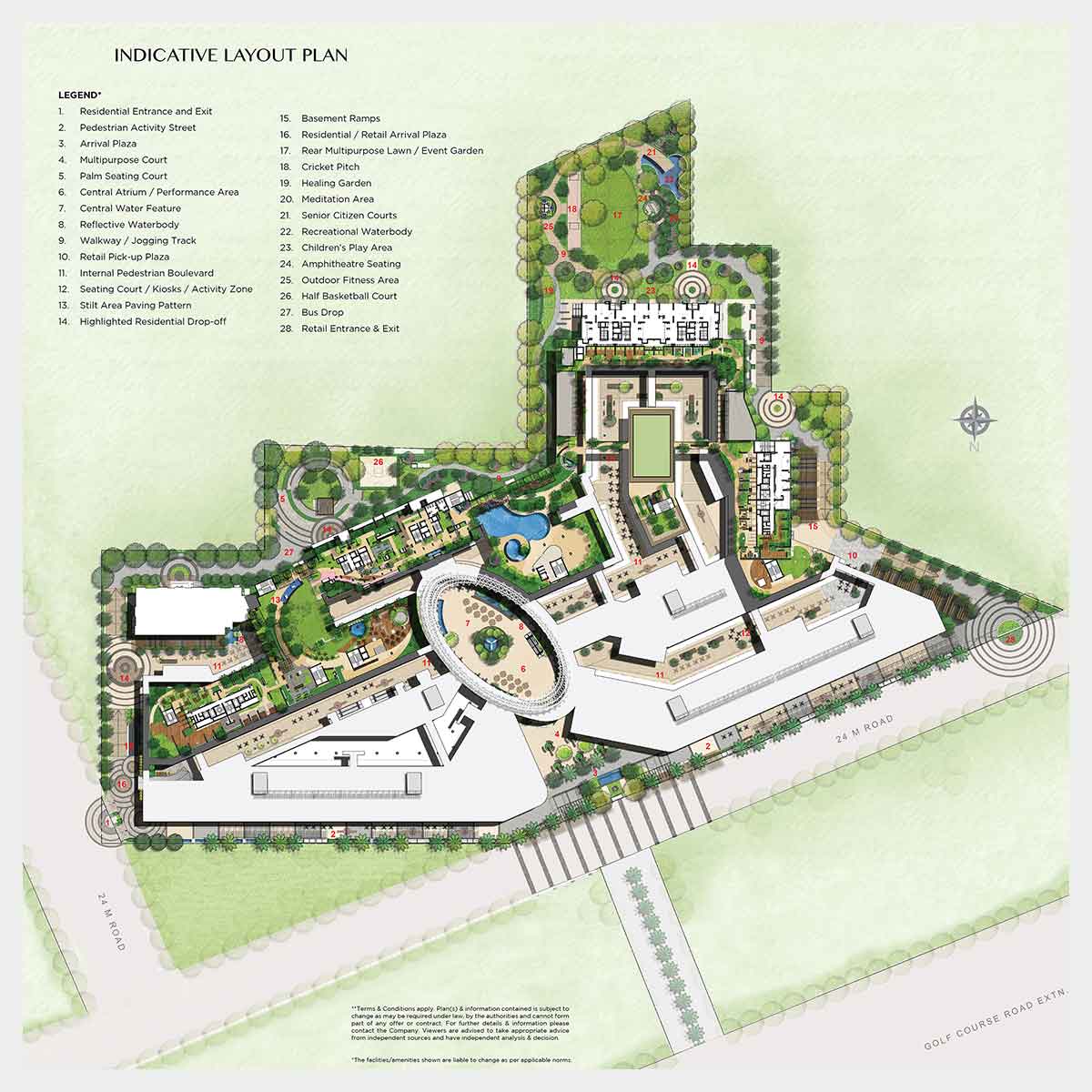 Master Plan M3M 65th Avenue