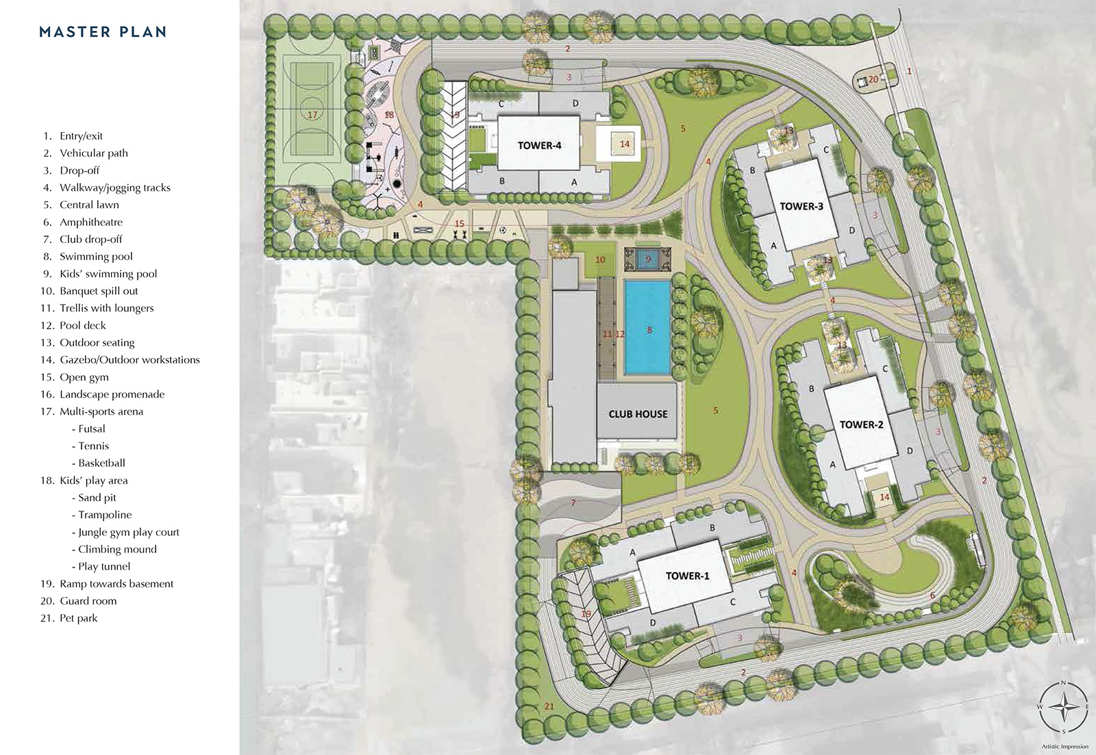 Master Plan Emaar Amaris