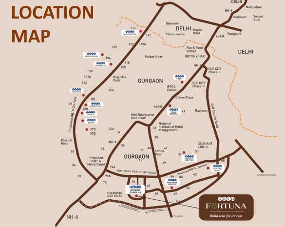 BPTP The Oval Location Map
