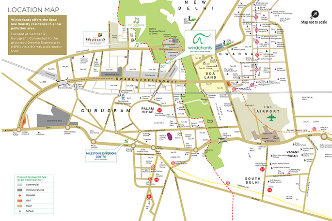 Experion Windchants Location Map