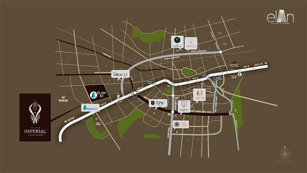 Elan Imperial Location Map