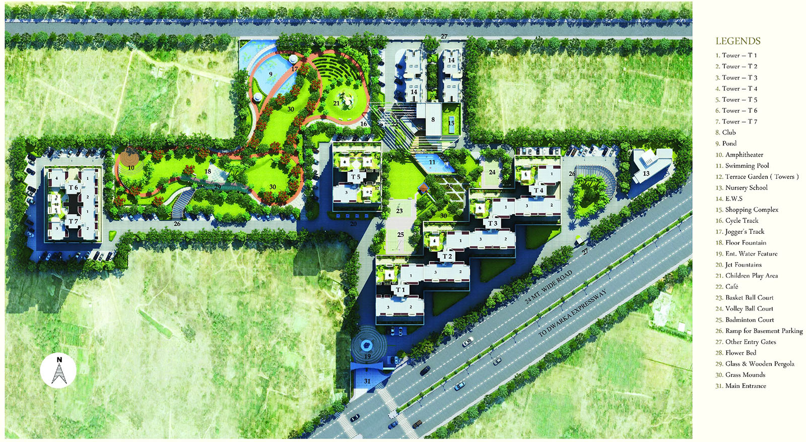 Master Plan Pareena Coban Residences