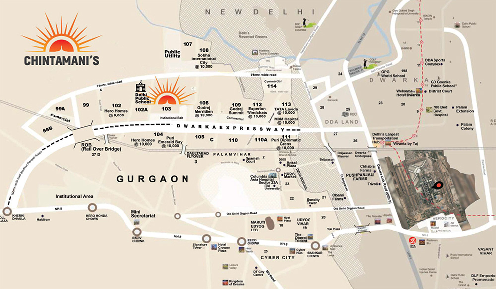 Oxirich Chintamanis Location Map