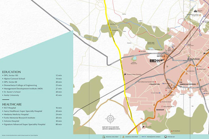 EBD 99 Location Map