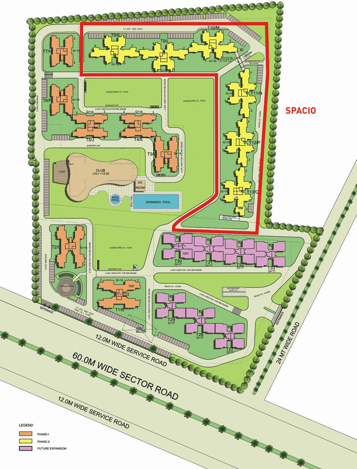 Master Plan BPTP Spacio