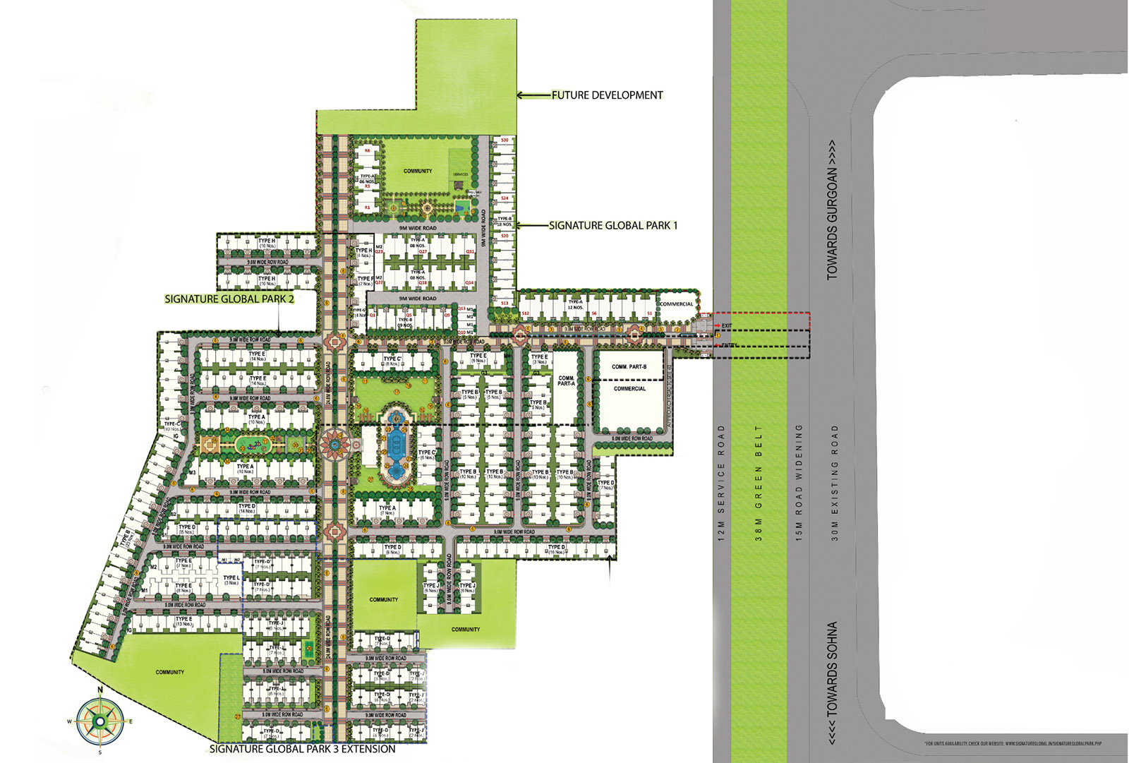 Master Plan Signature Global Park