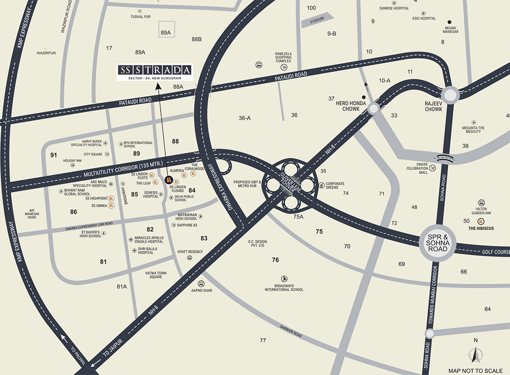 SS Group Strada Location Map