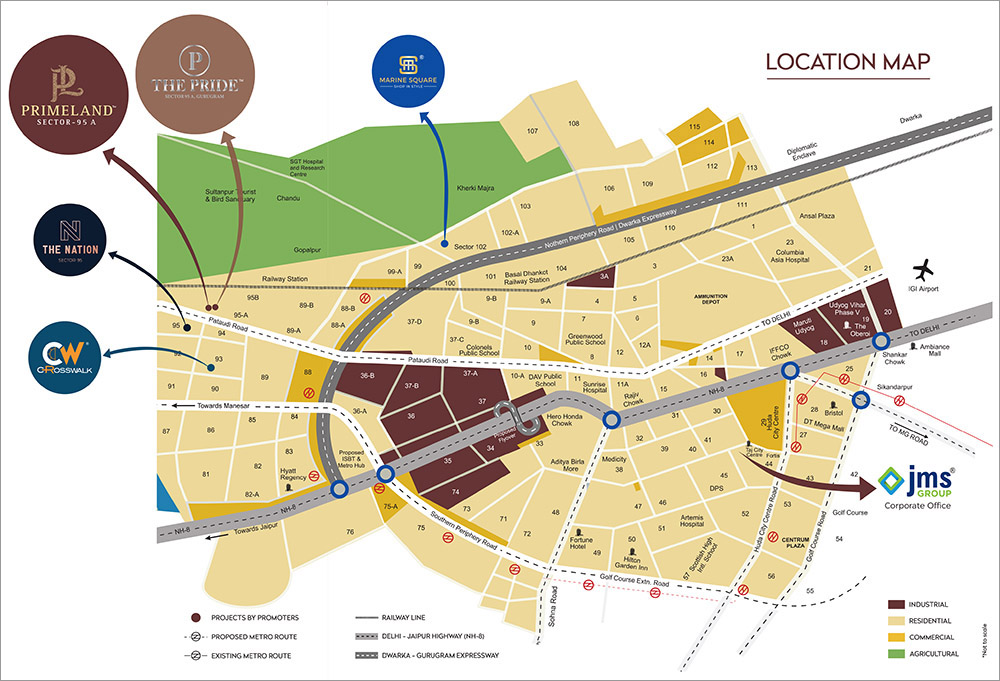 JMS The Nation Location Map