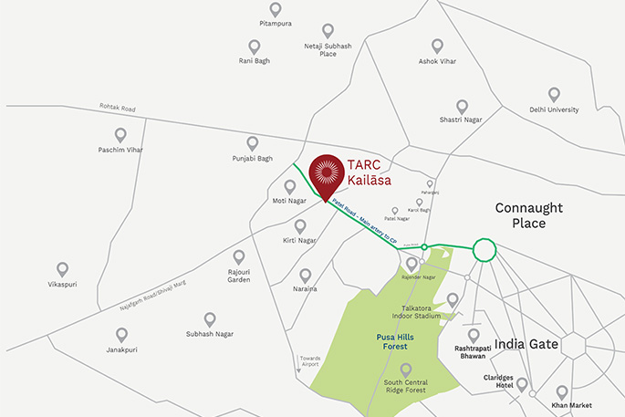 Tarc Kailasa Location Map