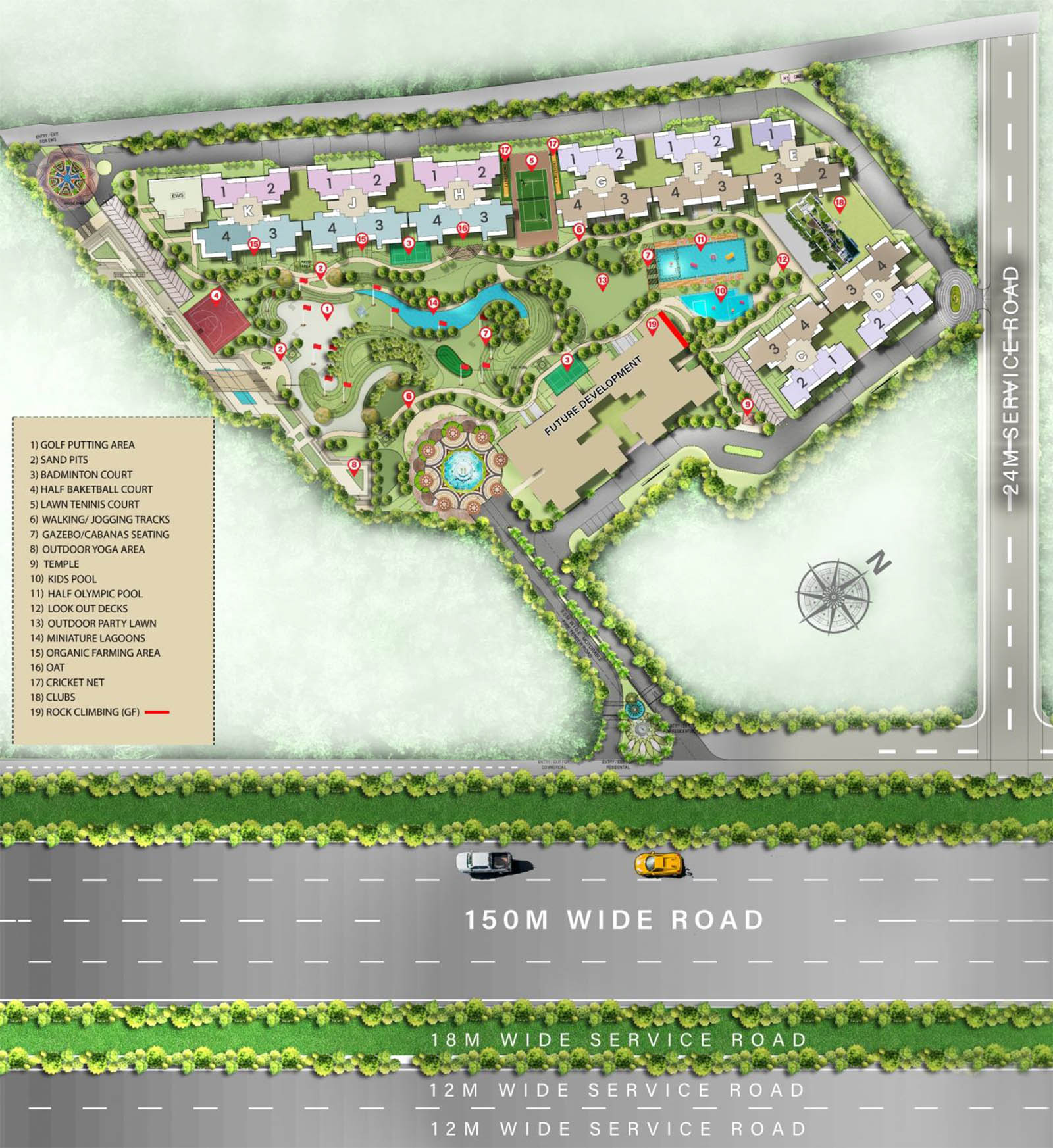Master Plan M3M Mansion at SCDA