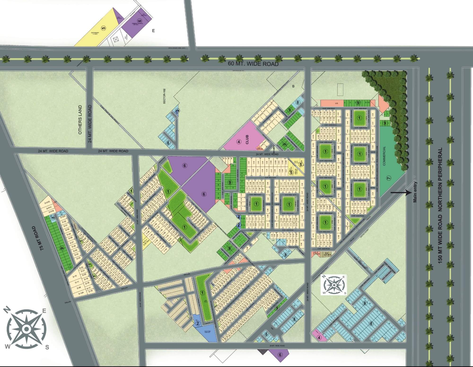 Master Plan BPTP Amstoria
