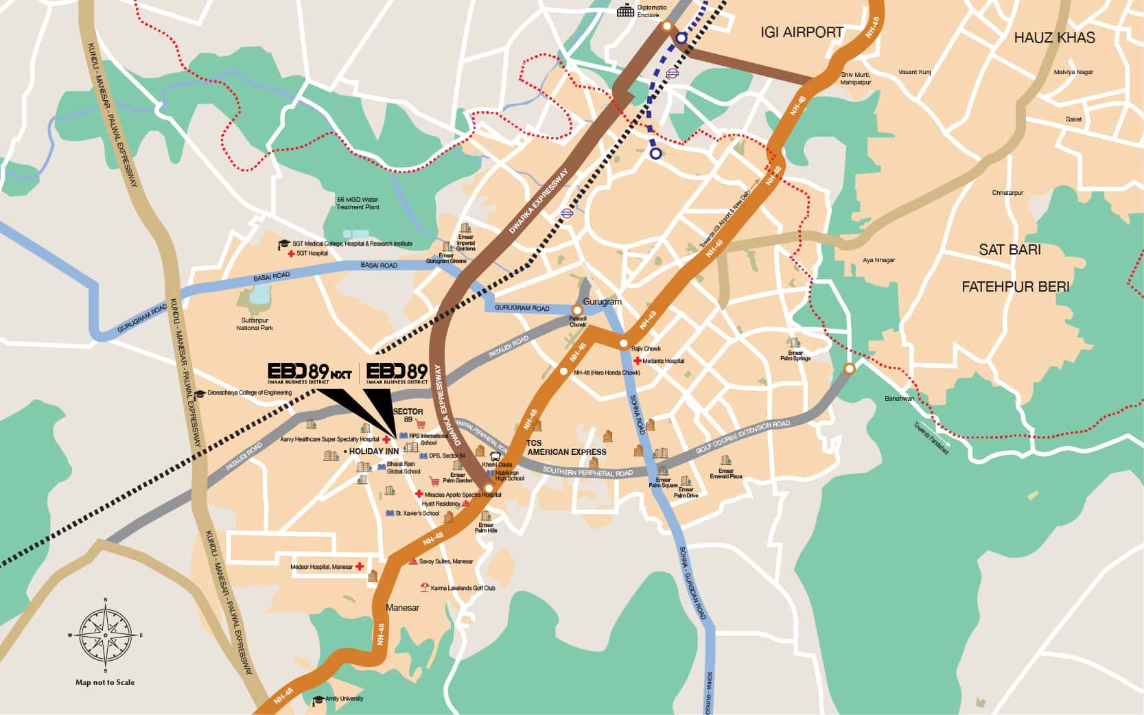 EBD 89 Location Map