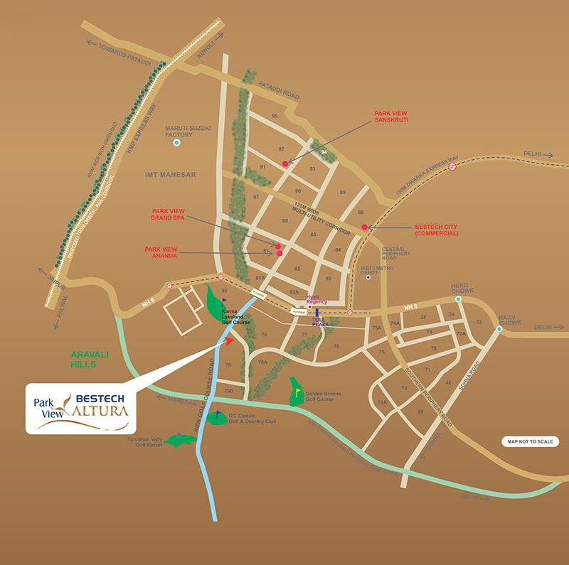 Bestech Altura Location Map