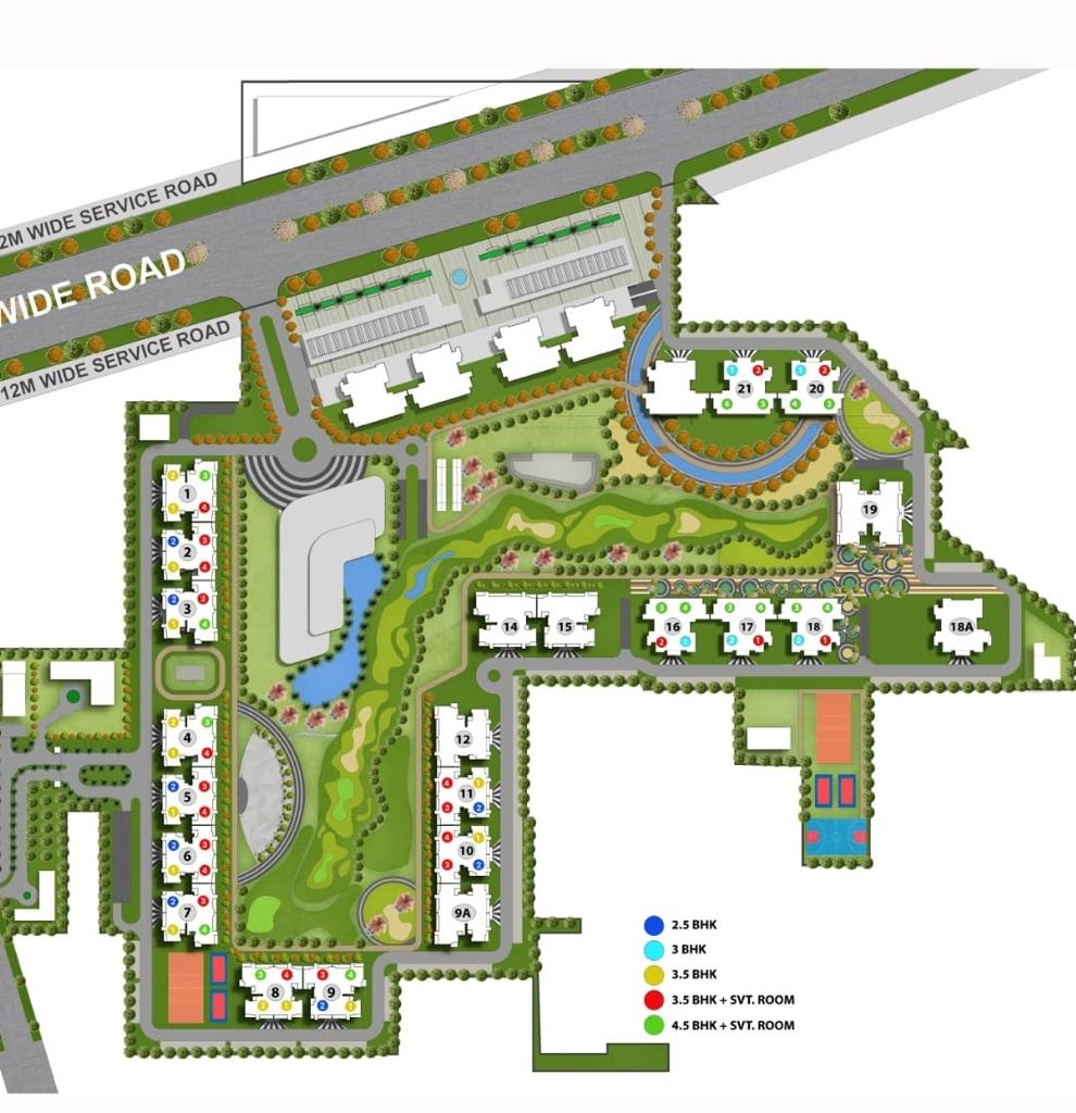 Master Plan M3M Golf Hills