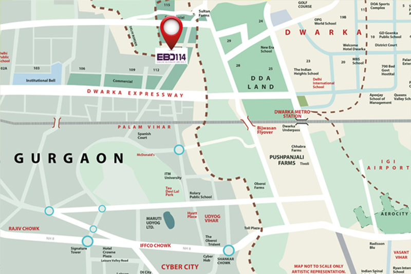 EBD 114 Location Map