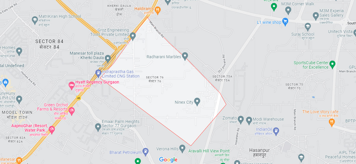 Whiteland Blissville Location Map