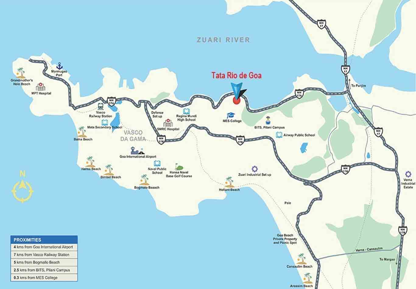 RIO DE GOA Location Map