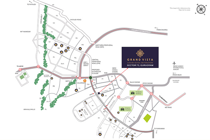 Pyramid Grand Vista Location Map