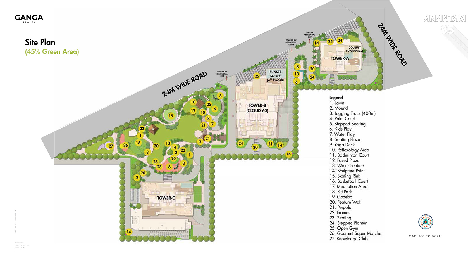 Master Plan Ganga Realty Anantam