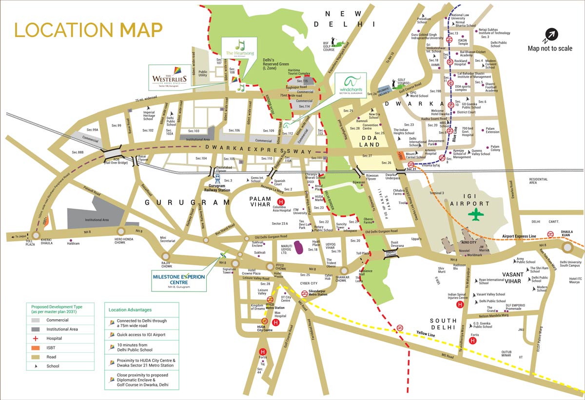 Experion Hub 108 Location Map