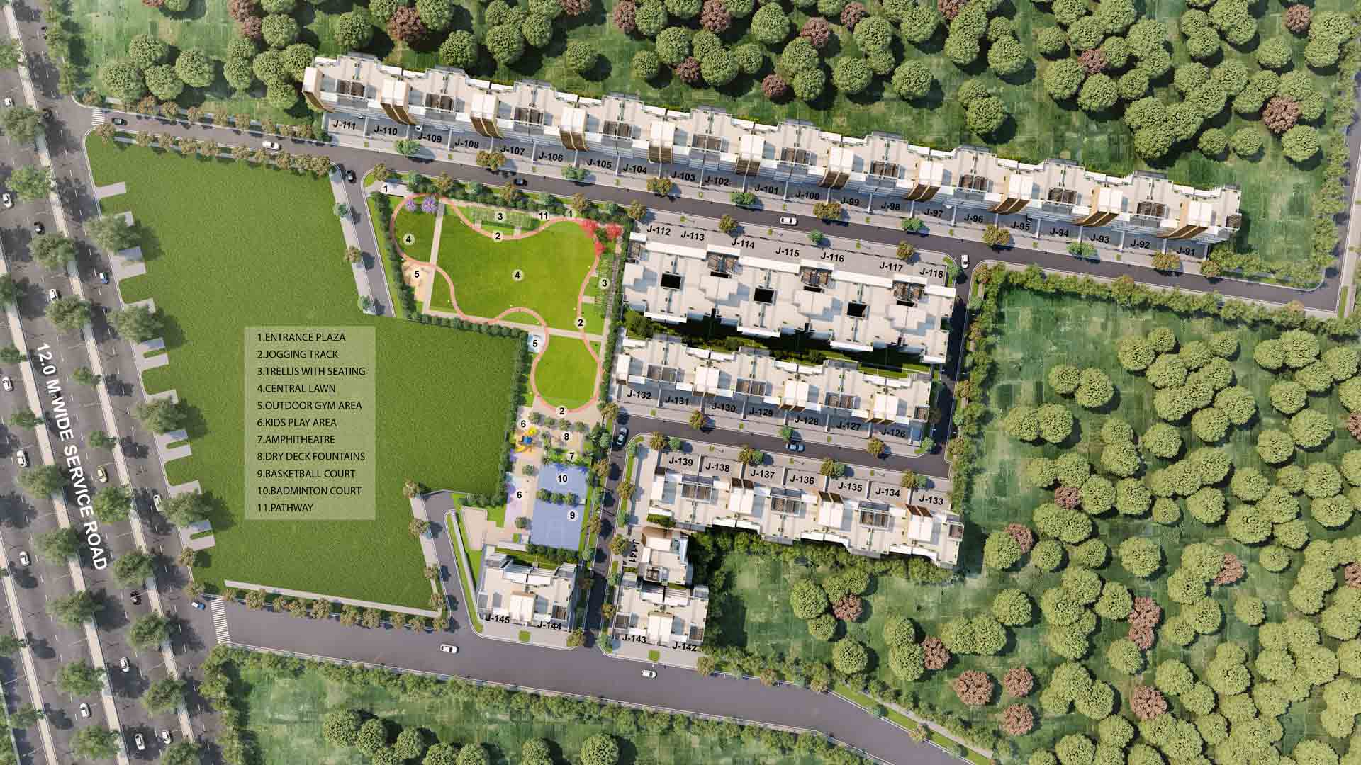 Master Plan Adani Samsara Avasa