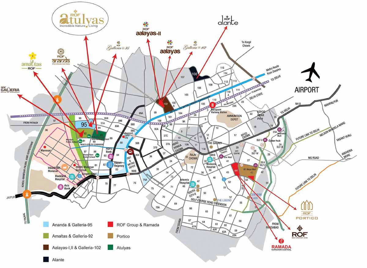 ROF Atulyas Location Map