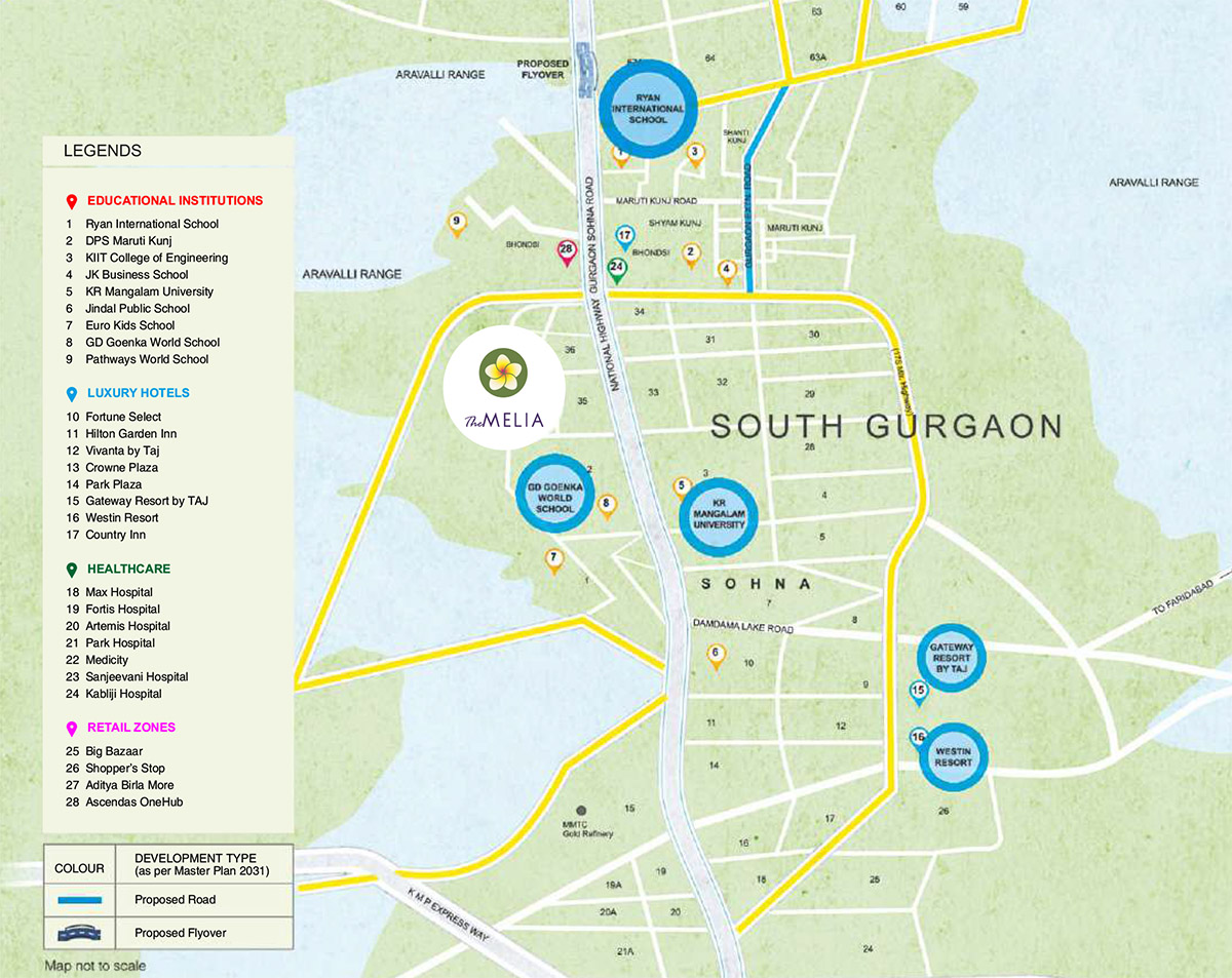 Silverglades The Melia Location Map