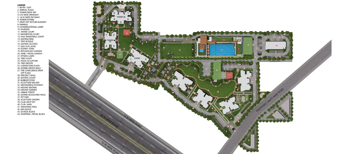 Master Plan Godrej Meridien