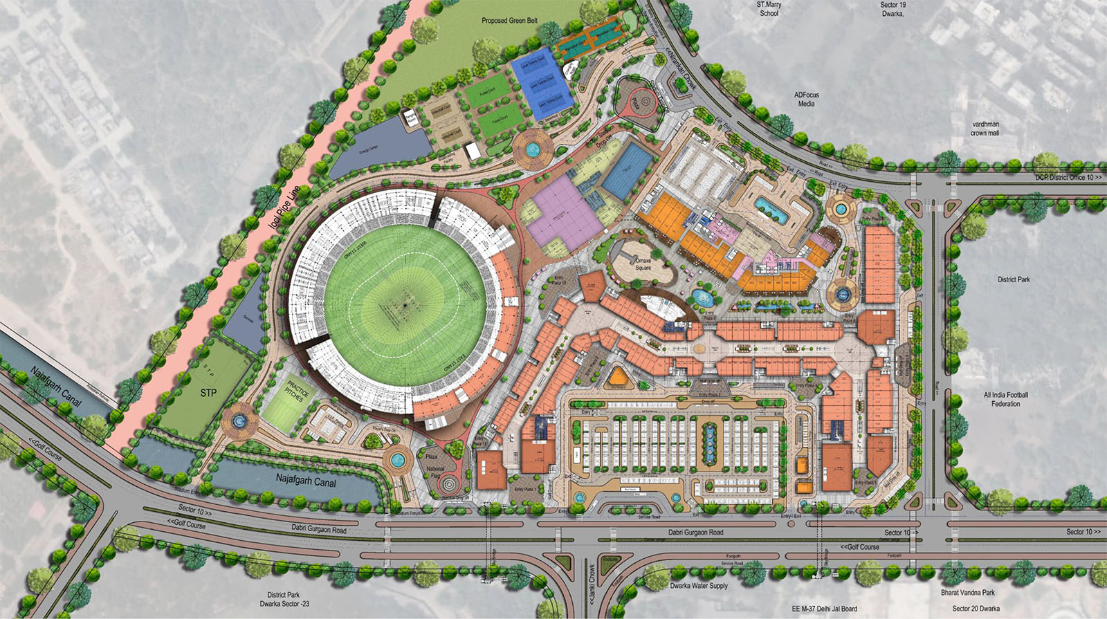 Master Plan Omaxe State Dwarka