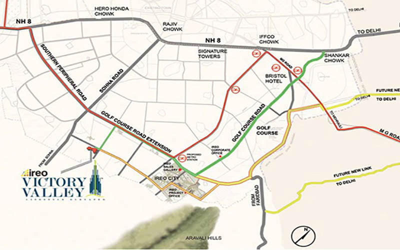 IREO Victory Valley Location Map