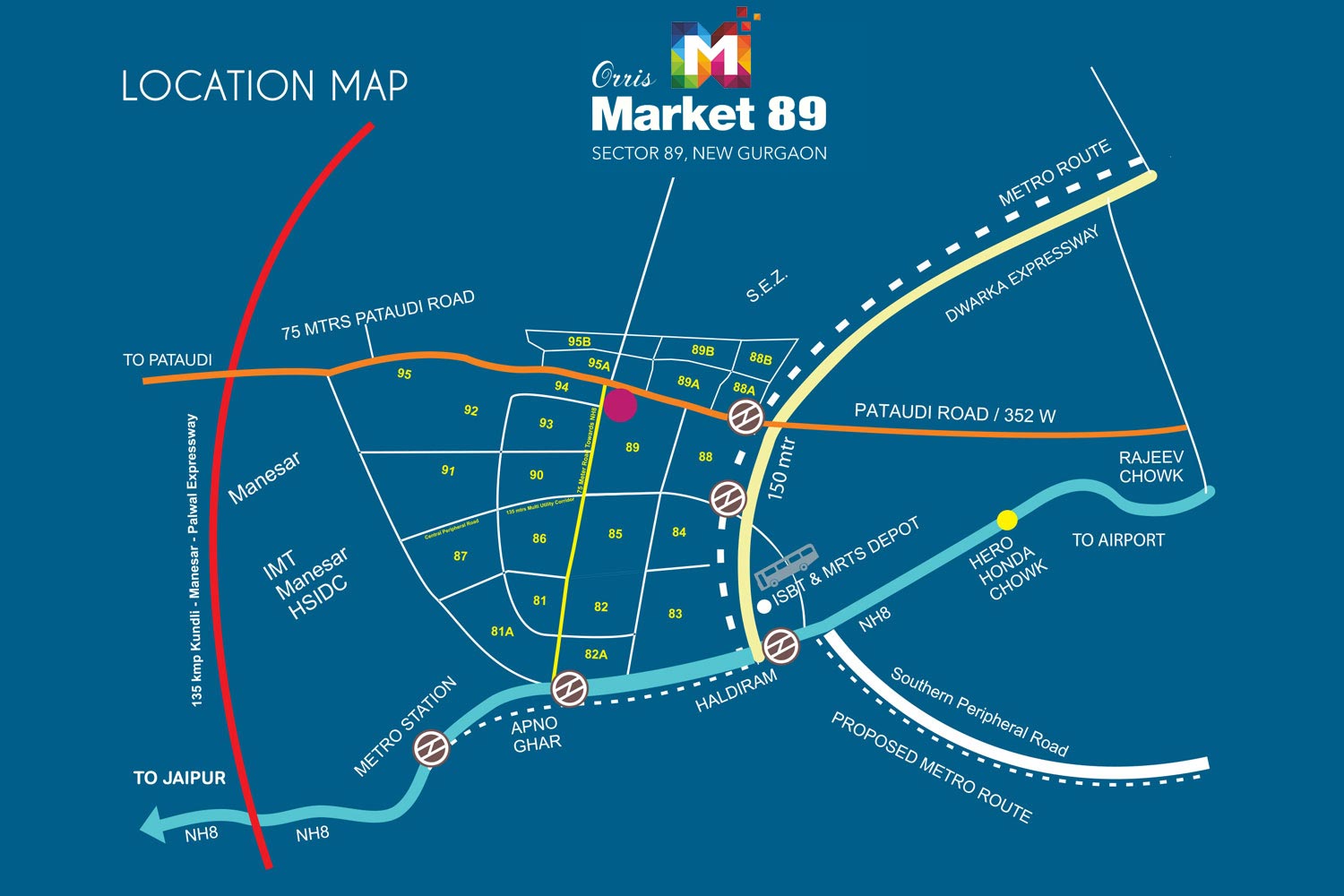 Orris Market 89 Location Map
