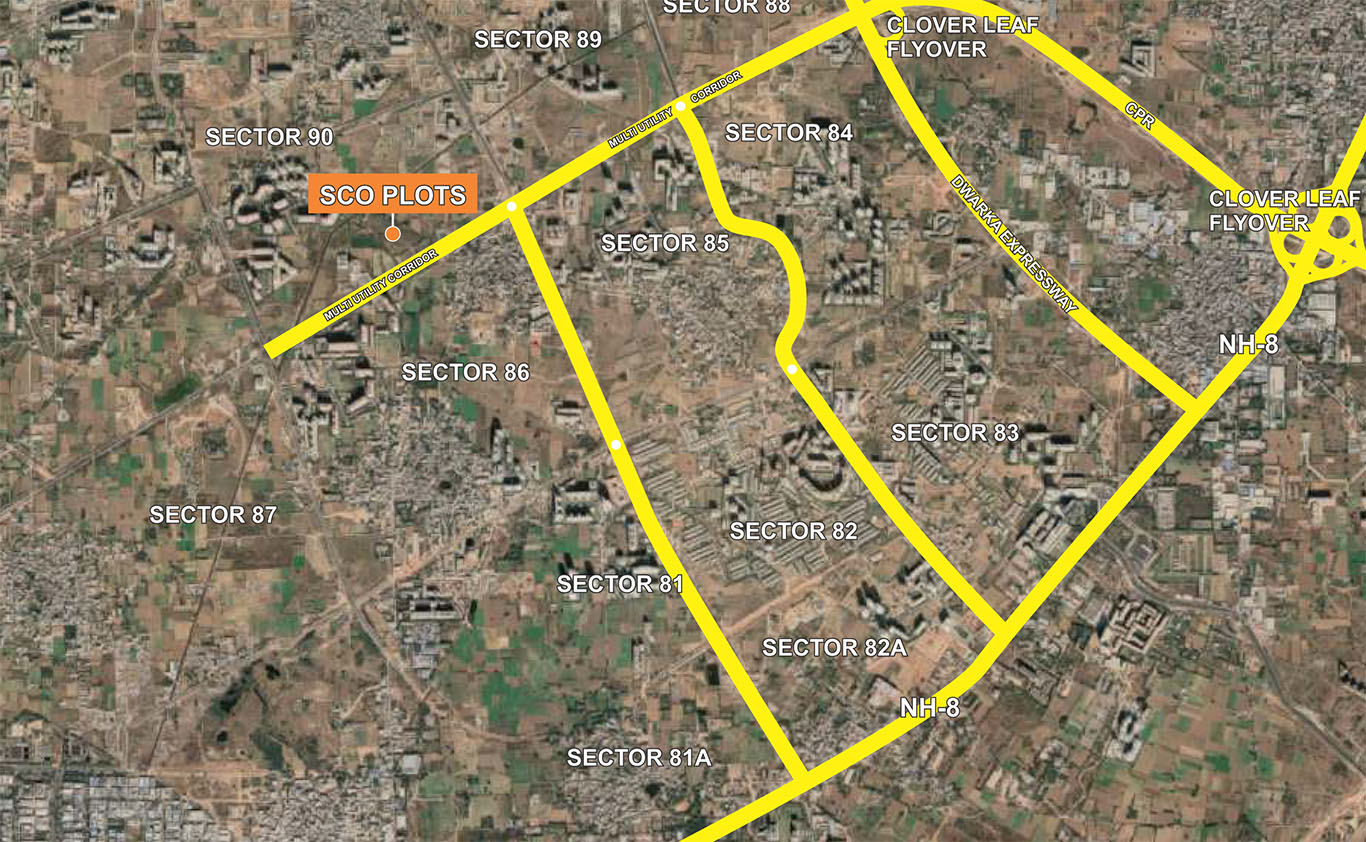 SS Group SCO Plots Location Map