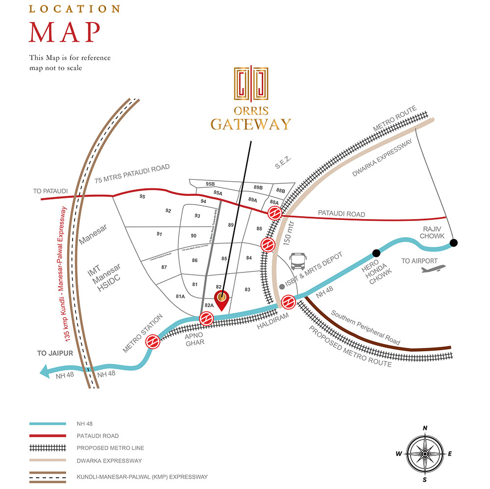Orris Gateway Location Map