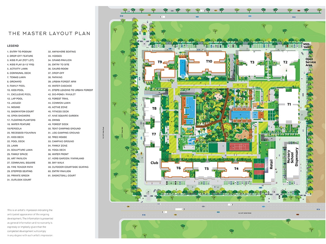 Master Plan Godrej Woods