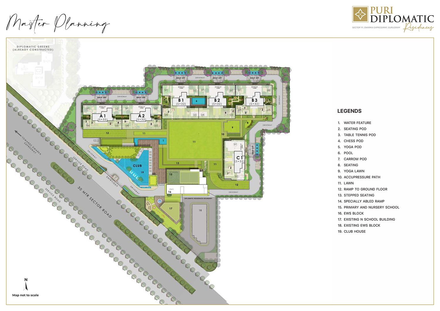 Master Plan Puri Diplomatic Residences