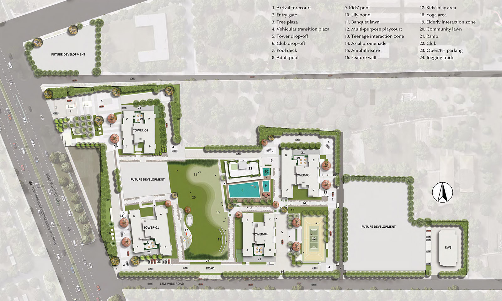 Master Plan Emaar Urban Oasis