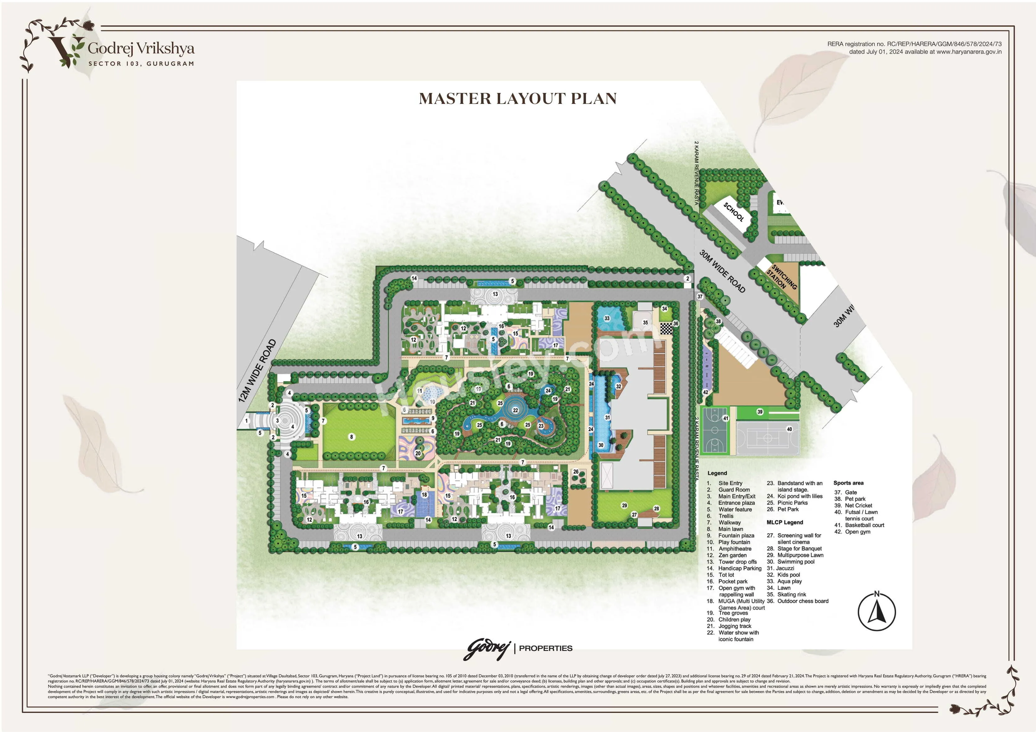 Master Plan Godrej Vrikshya