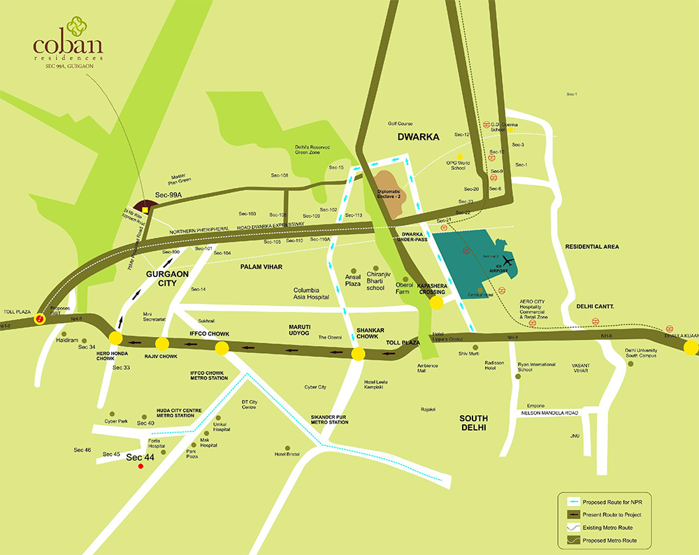 Pareena Coban Residences Location Map