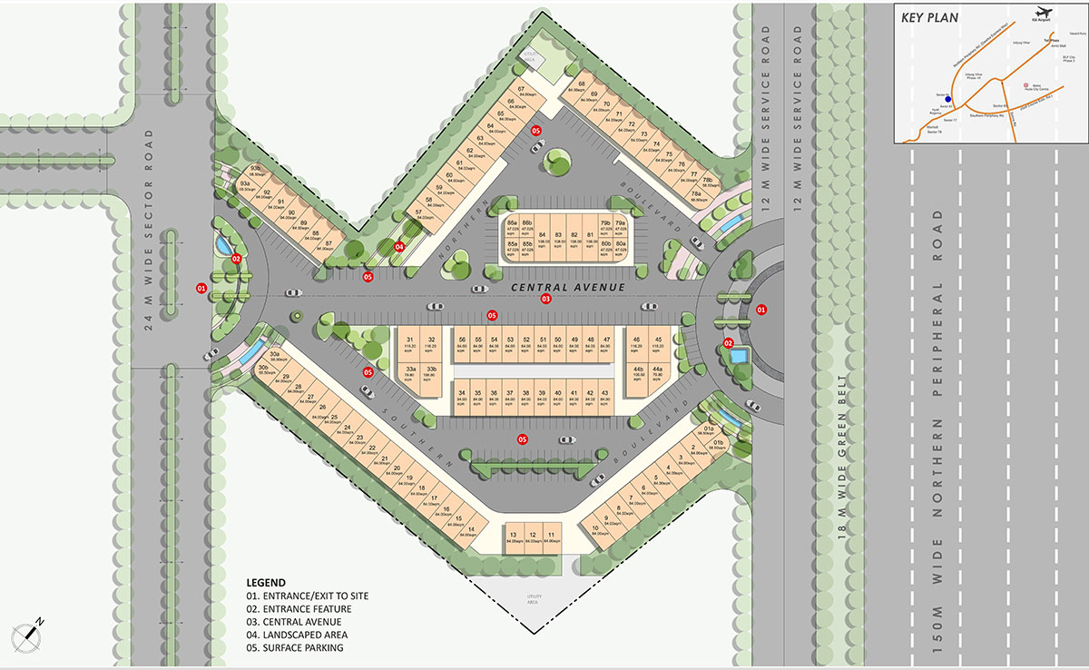 Master Plan M3M SCO 84 Market