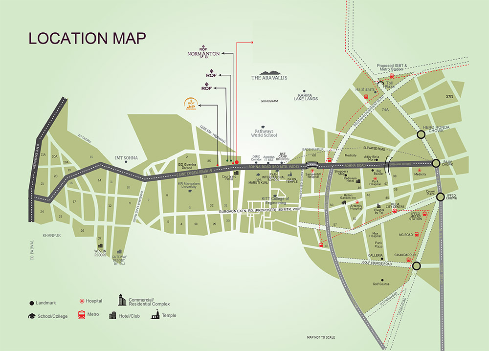 ROF Normanton Park Location Map
