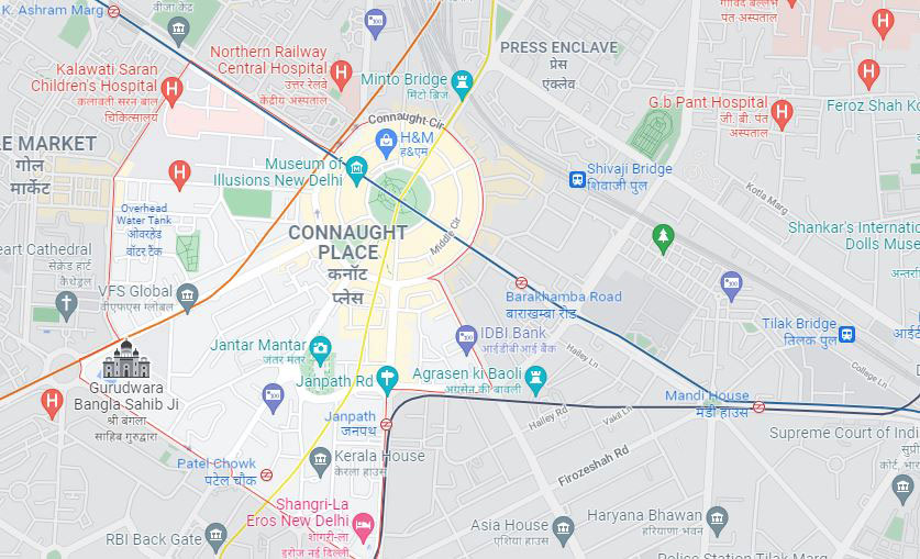 Godrej Connaught One Location Map
