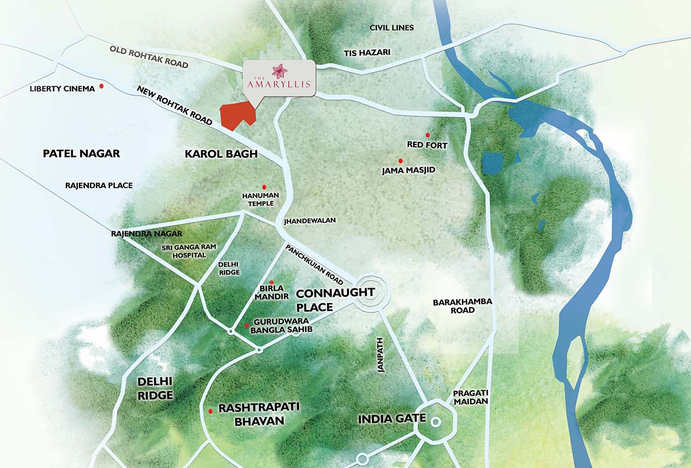 Unity The Amaryllis Location Map