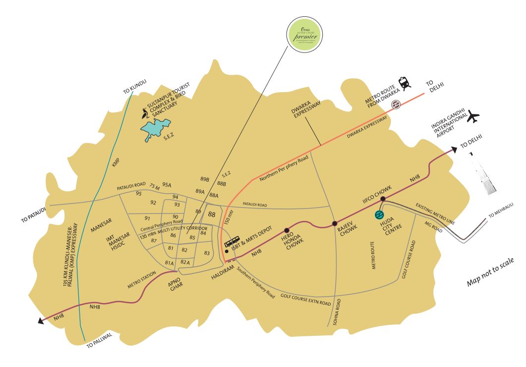 Orris Aster Court Premier Location Map