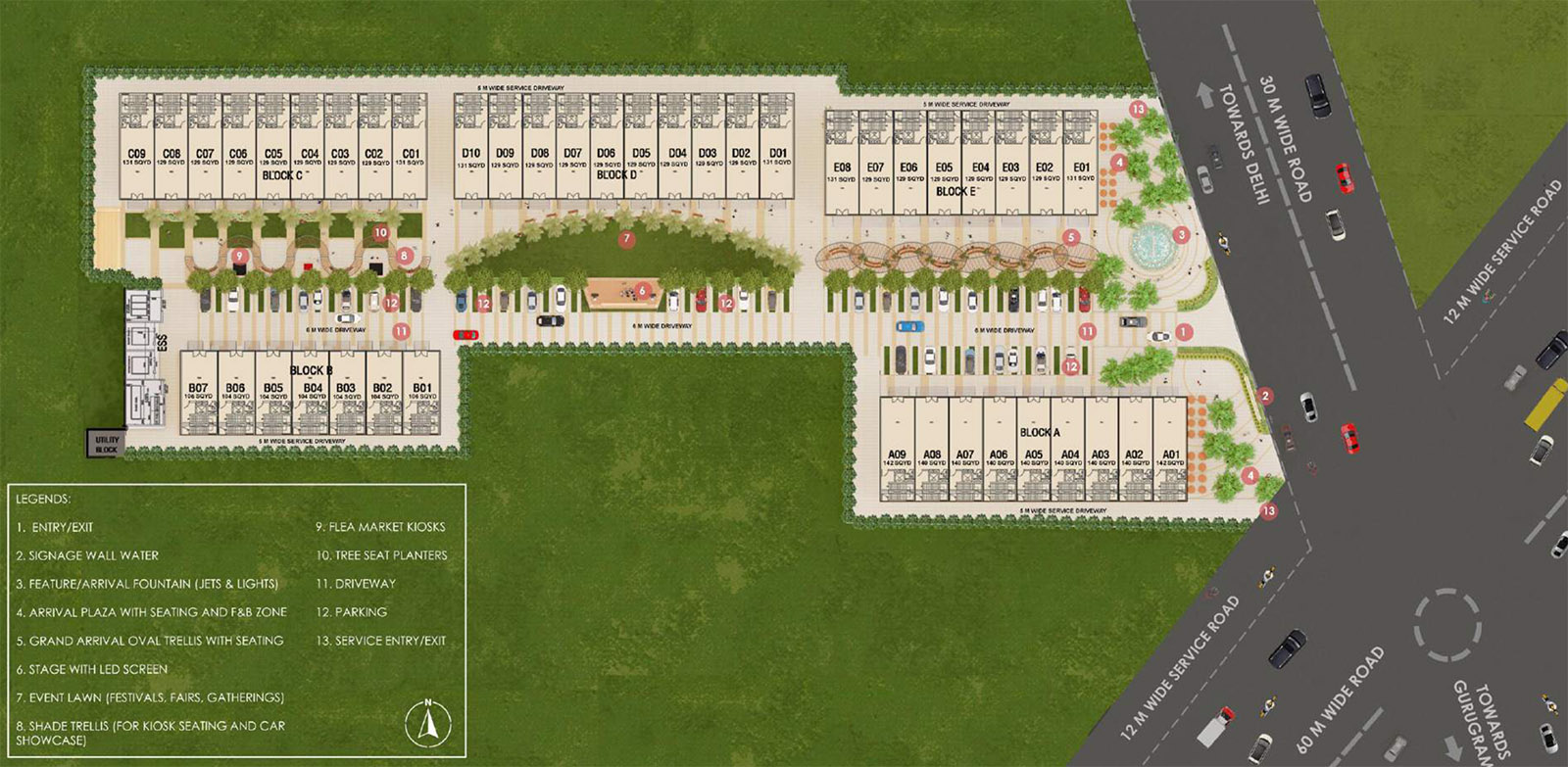 Master Plan Paras Arcade 114