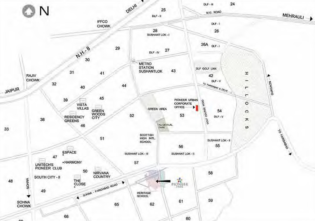 Pioneer Araya Location Map