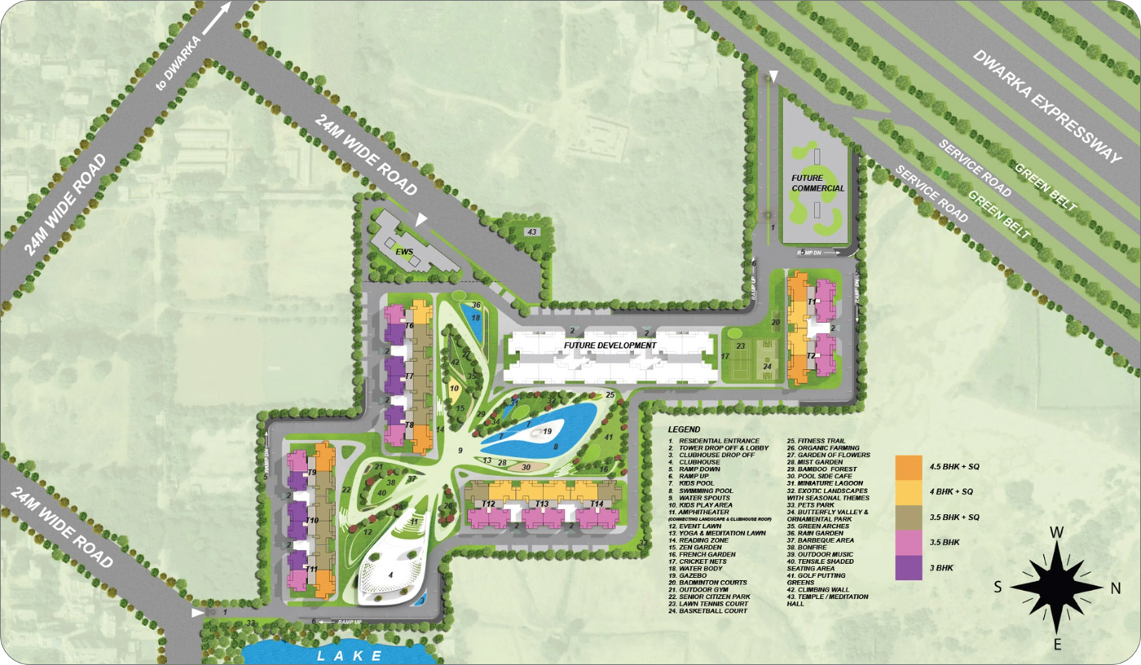 Master Plan M3M Crown