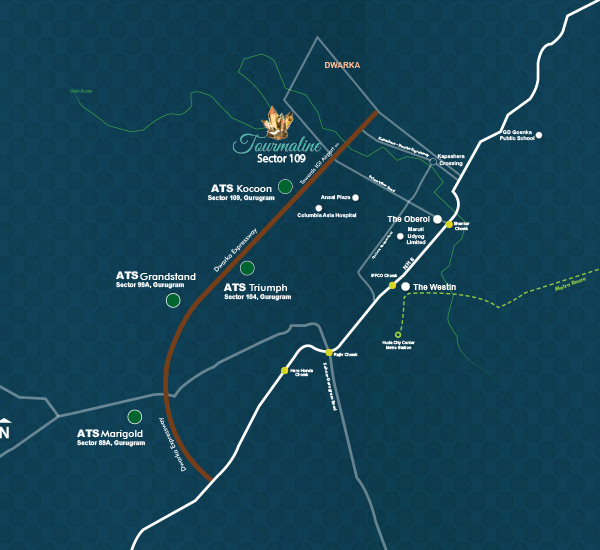 ATS Tourmaline Location Map