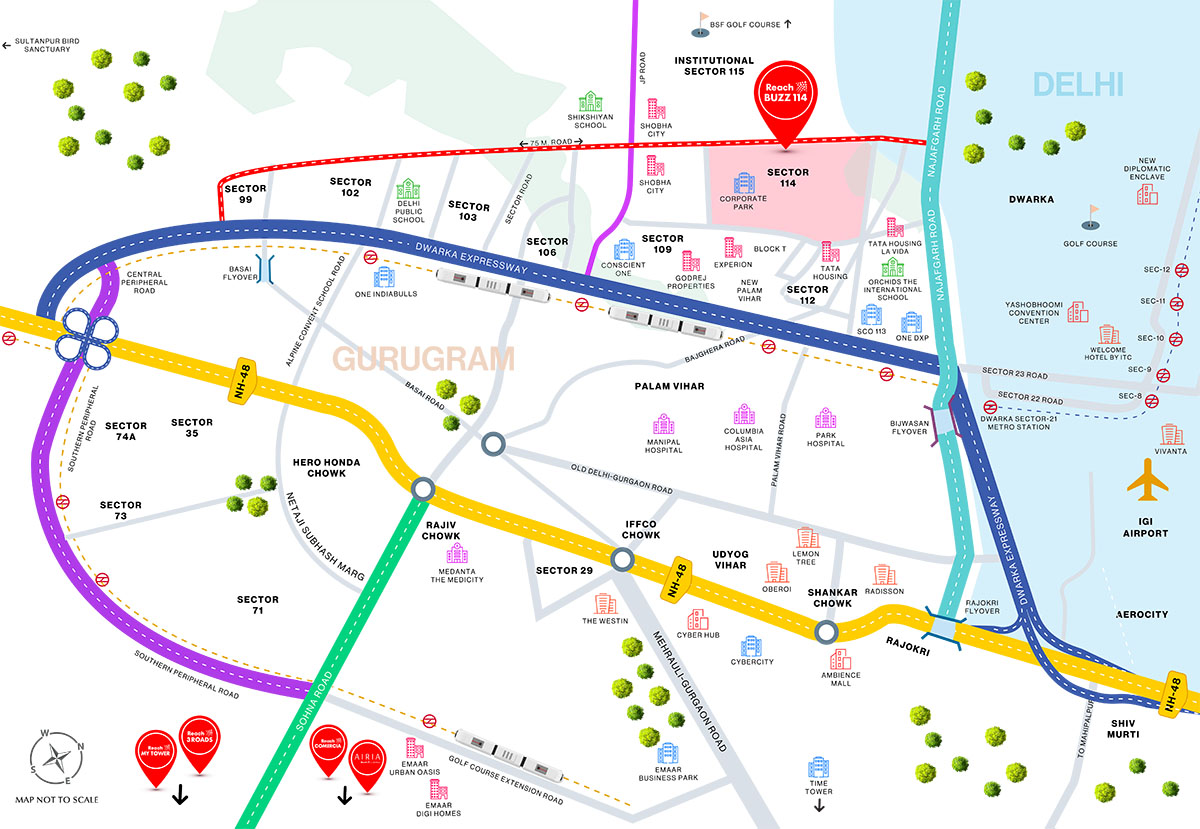 Reach Buzz 114 Location Map
