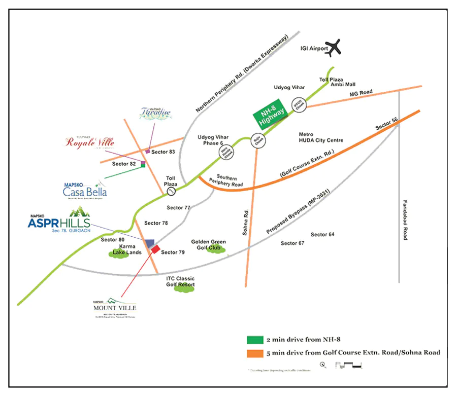 Mapsko ASPR Hills Location Map