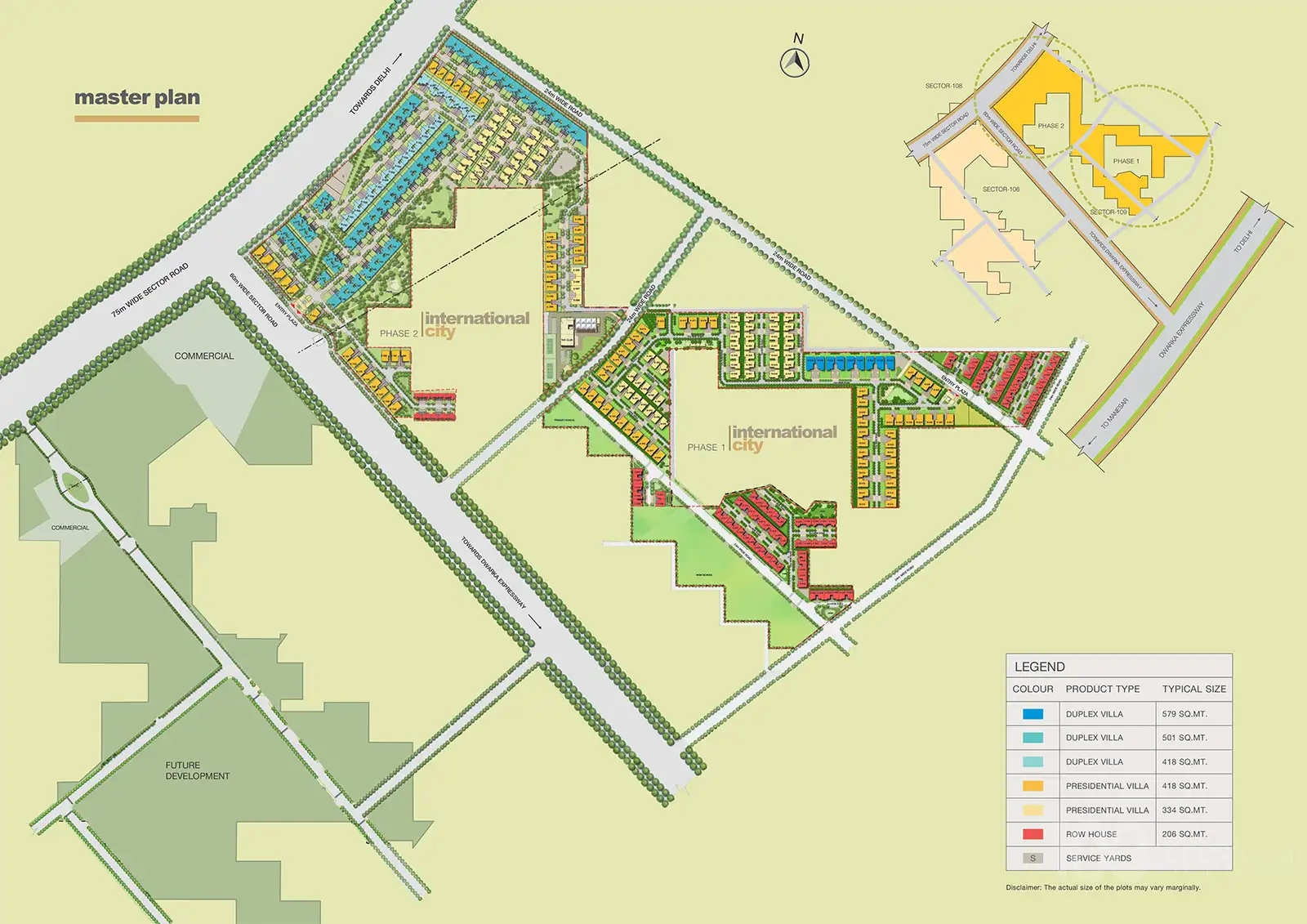 Master Plan Sobha International City